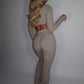 GYM GIRL ERA EXCLUSIVE Camel brown Sculpt flared bottoms