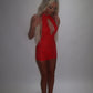 LIMITED EDITION HAND MADE AND DESIGNED IN HOUSE: ‘Rose’ lace dress