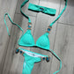 Aqua bikini bottoms