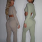 GYM GIRL ERA EXCLUSIVE Camel brown Sculpt flared bottoms