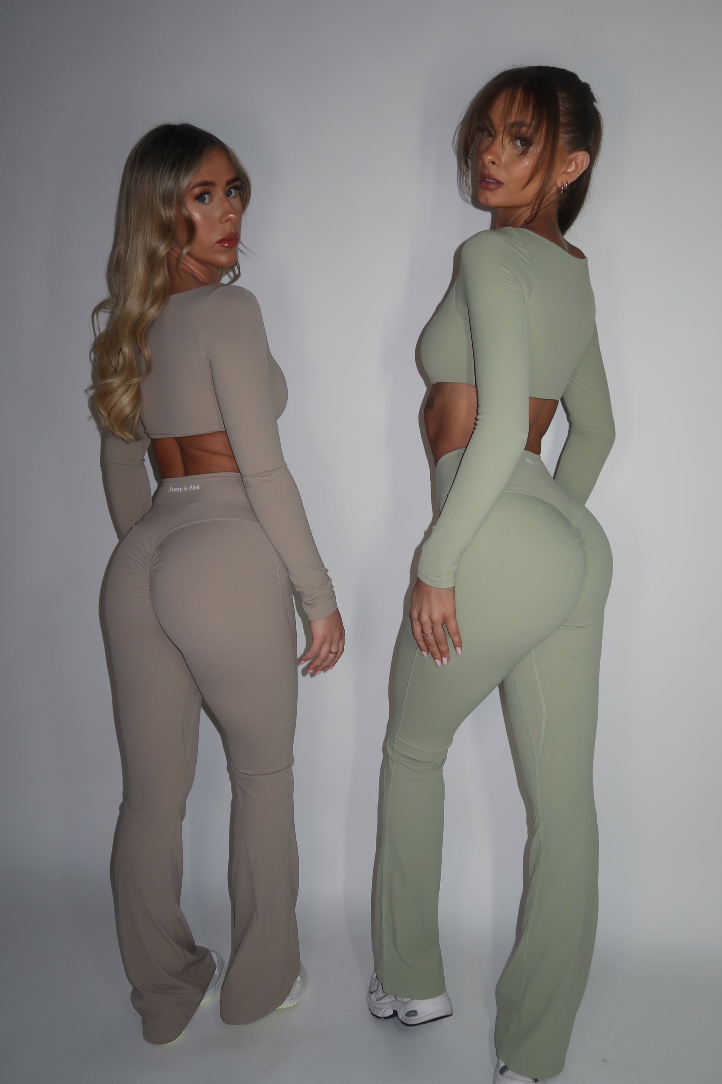 GYM GIRL ERA EXCLUSIVE Camel brown Sculpt flared bottoms