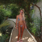 LIMITED EDITION HAND MADE AND DESIGNED IN HOUSE: ‘Exotic’ bikini set