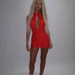 LIMITED EDITION HAND MADE AND DESIGNED IN HOUSE: ‘Rose’ lace dress