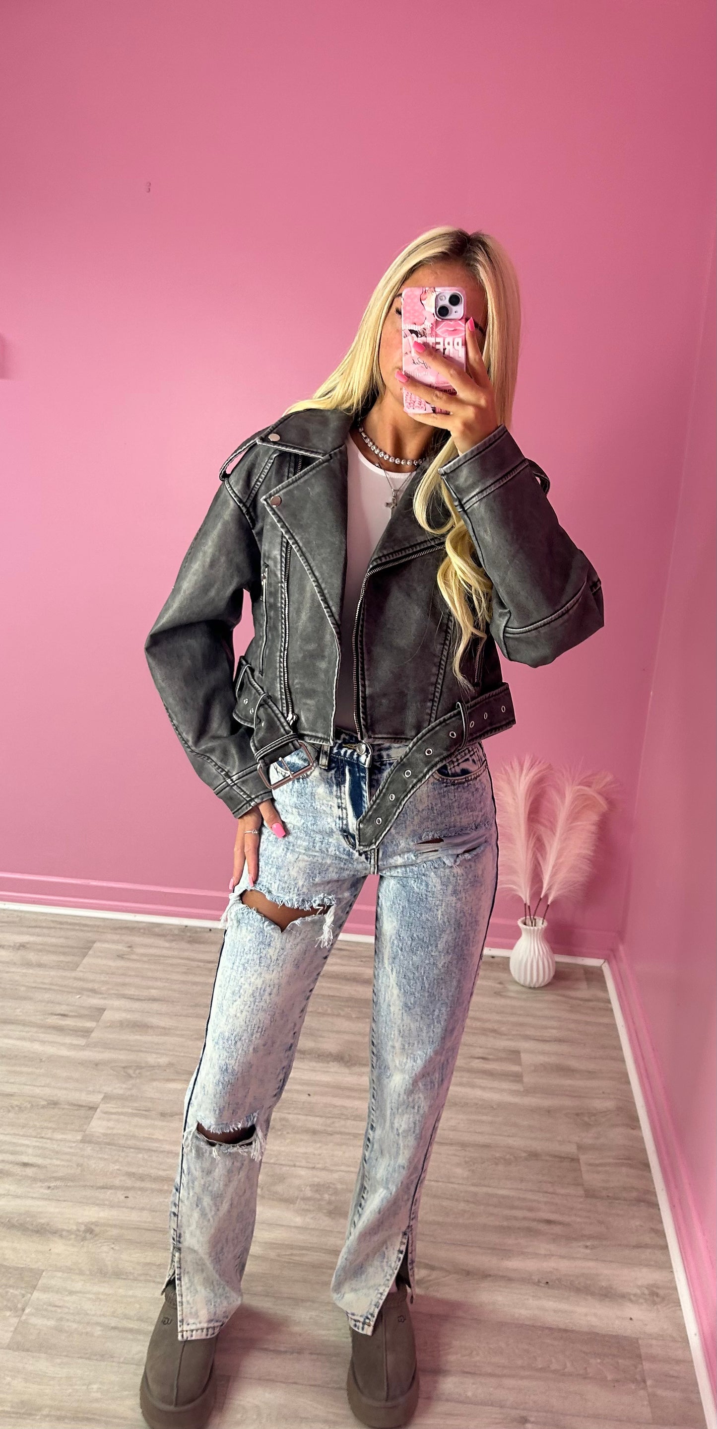 ‘Molly’ charcoal jacket