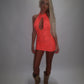 LIMITED EDITION HAND MADE AND DESIGNED IN HOUSE: ‘Belle’ Coral lace dress