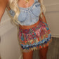 Multi print reworked rara skirt