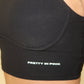 GYM GIRL ERA EXCLUSIVE Black sculpt silhouette top