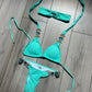 Aqua bikini bottoms