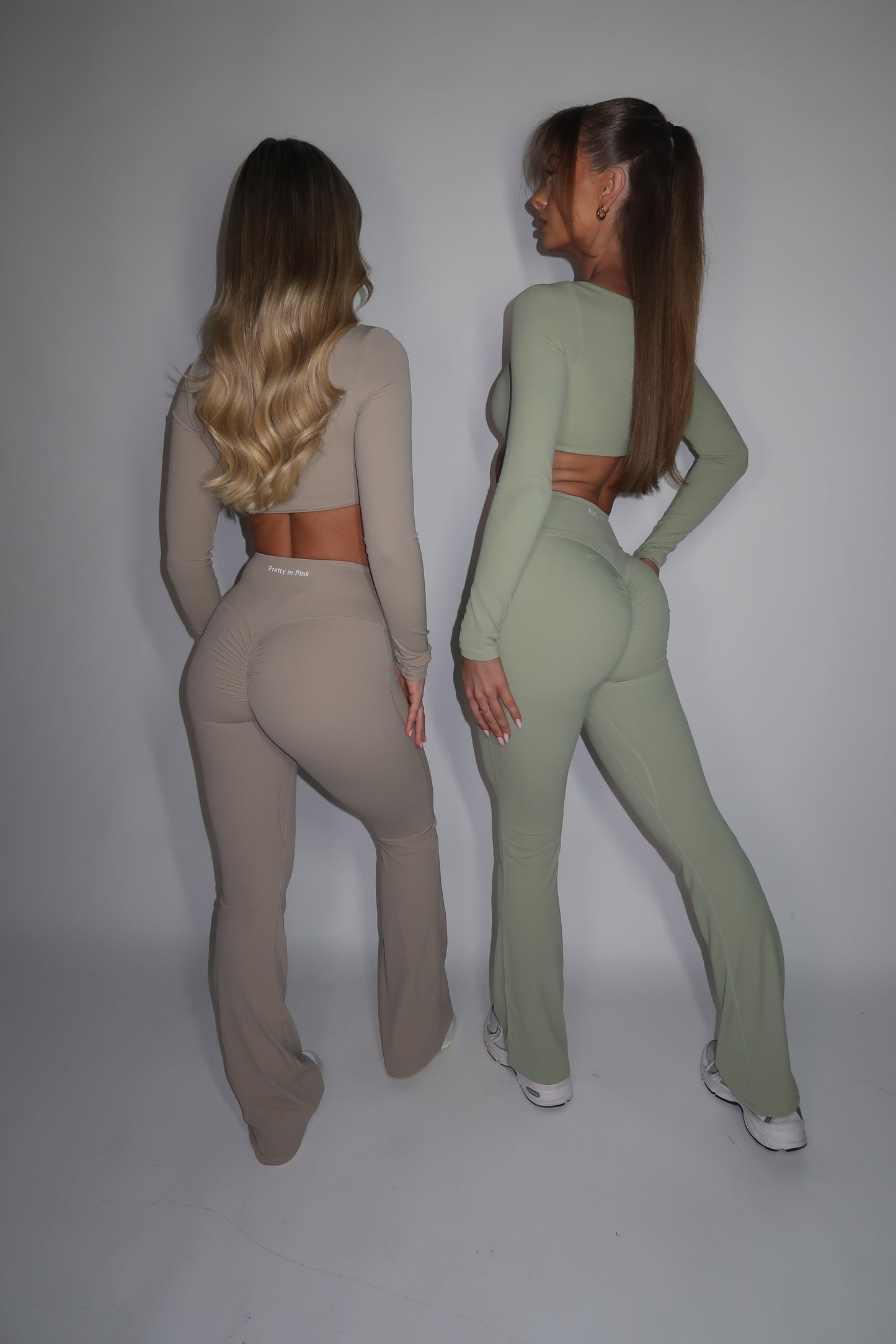 GYM GIRL ERA EXCLUSIVE Camel brown Sculpt flared bottoms
