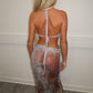 Shell cut out dress
