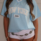Blue Embossed Basketball T'Shirt