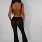 Kendall black lace jumpsuit