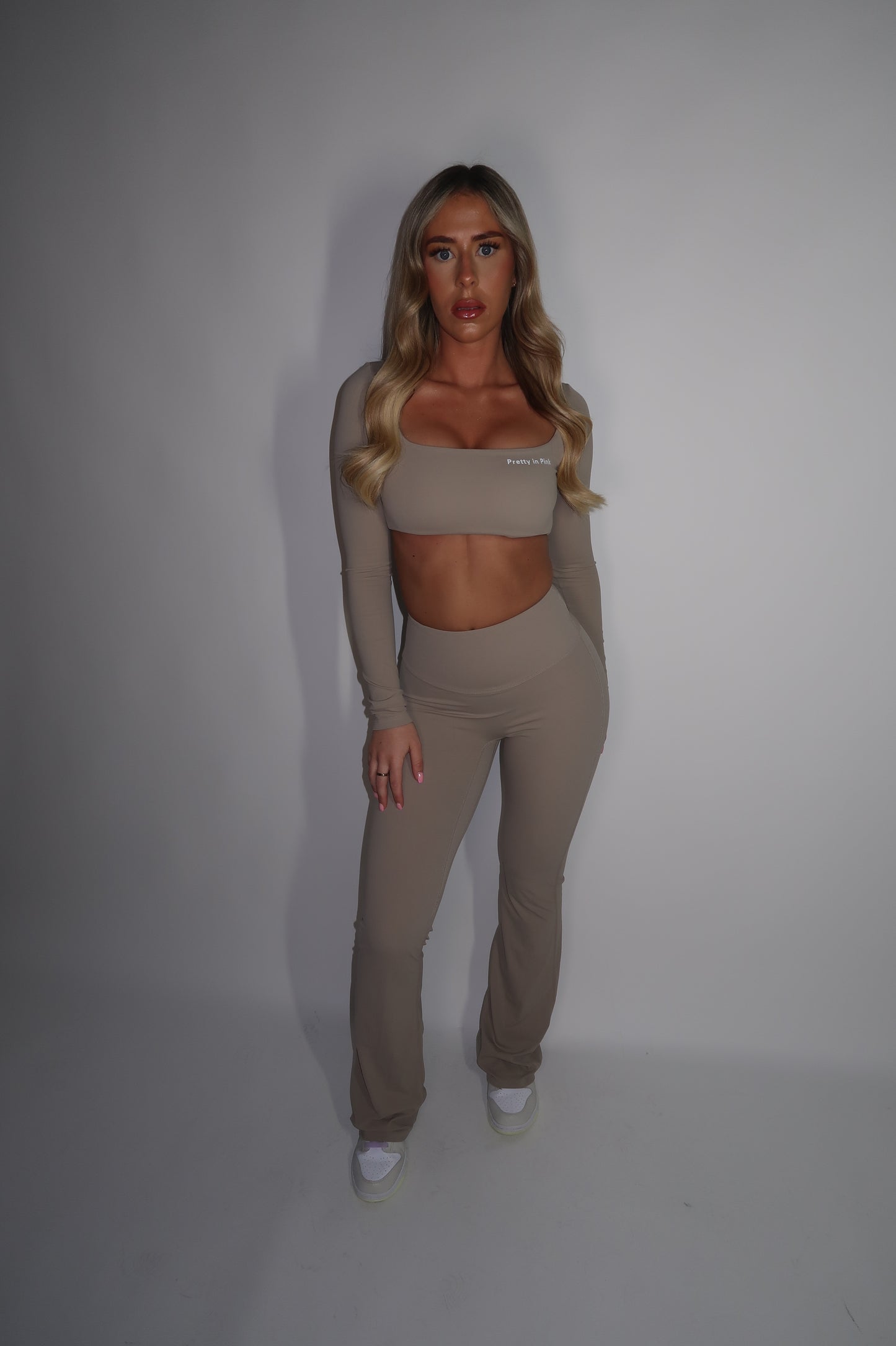 GYM GIRL ERA EXCLUSIVE Camel brown Sculpt flared bottoms