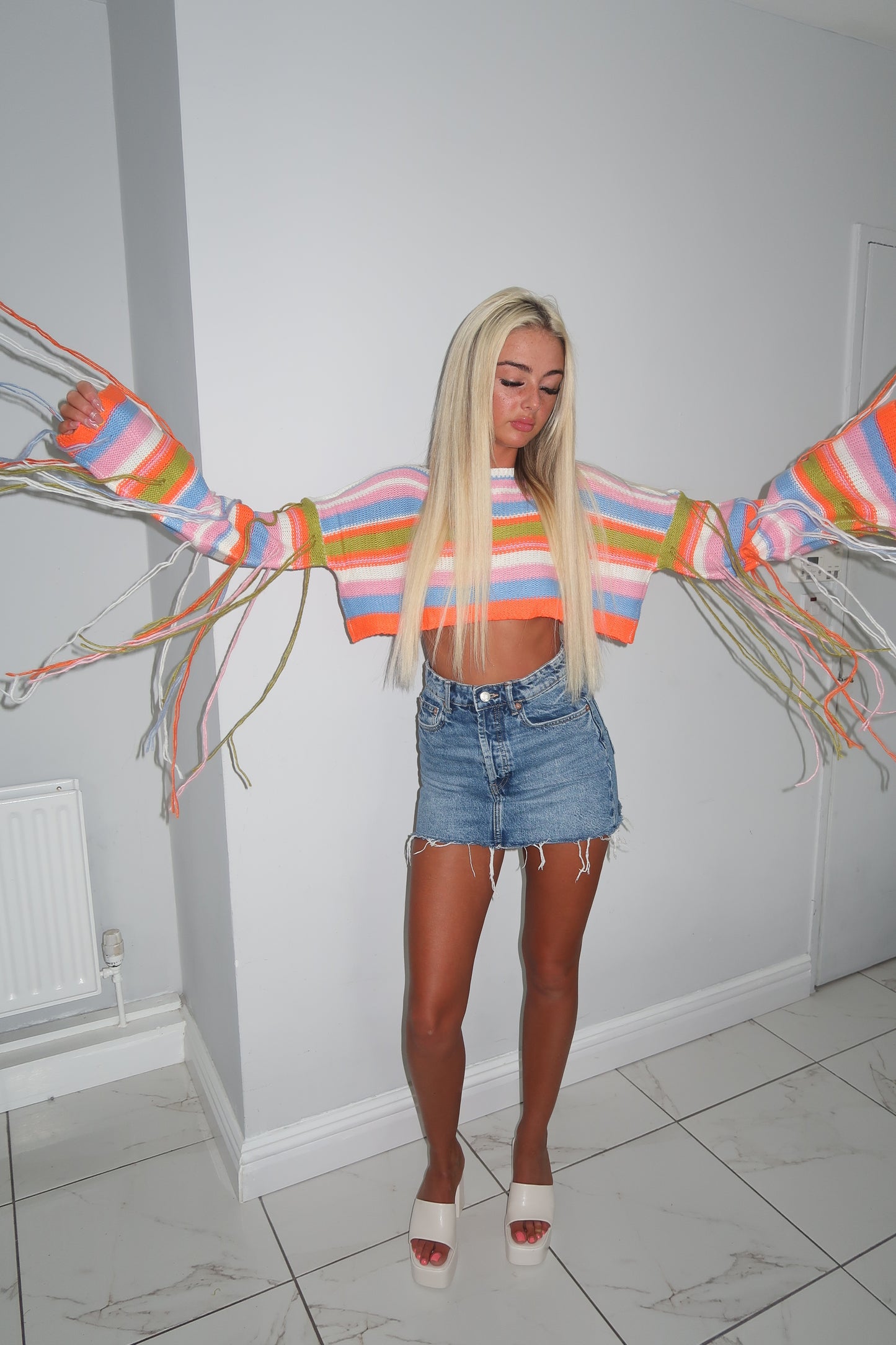 Crochet tassel jumper