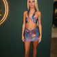 ‘Galaxy’ multi-way top and skirt set