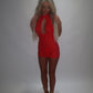 LIMITED EDITION HAND MADE AND DESIGNED IN HOUSE: ‘Rose’ lace dress