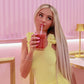 Lemon ruffle lounge wear set