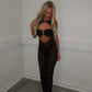 ‘Jade’ black lace jumpsuit
