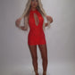 LIMITED EDITION HAND MADE AND DESIGNED IN HOUSE: ‘Rose’ lace dress