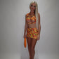 LIMITED EDITION HAND MADE AND DESIGNED IN HOUSE: Oasis mini skirt