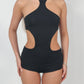 Elle black playsuit