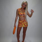 LIMITED EDITION HAND MADE AND DESIGNED IN HOUSE: Oasis mini skirt