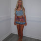 Multi print reworked rara skirt