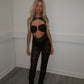 ‘Jade’ black lace jumpsuit