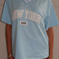 Blue Embossed Basketball T'Shirt