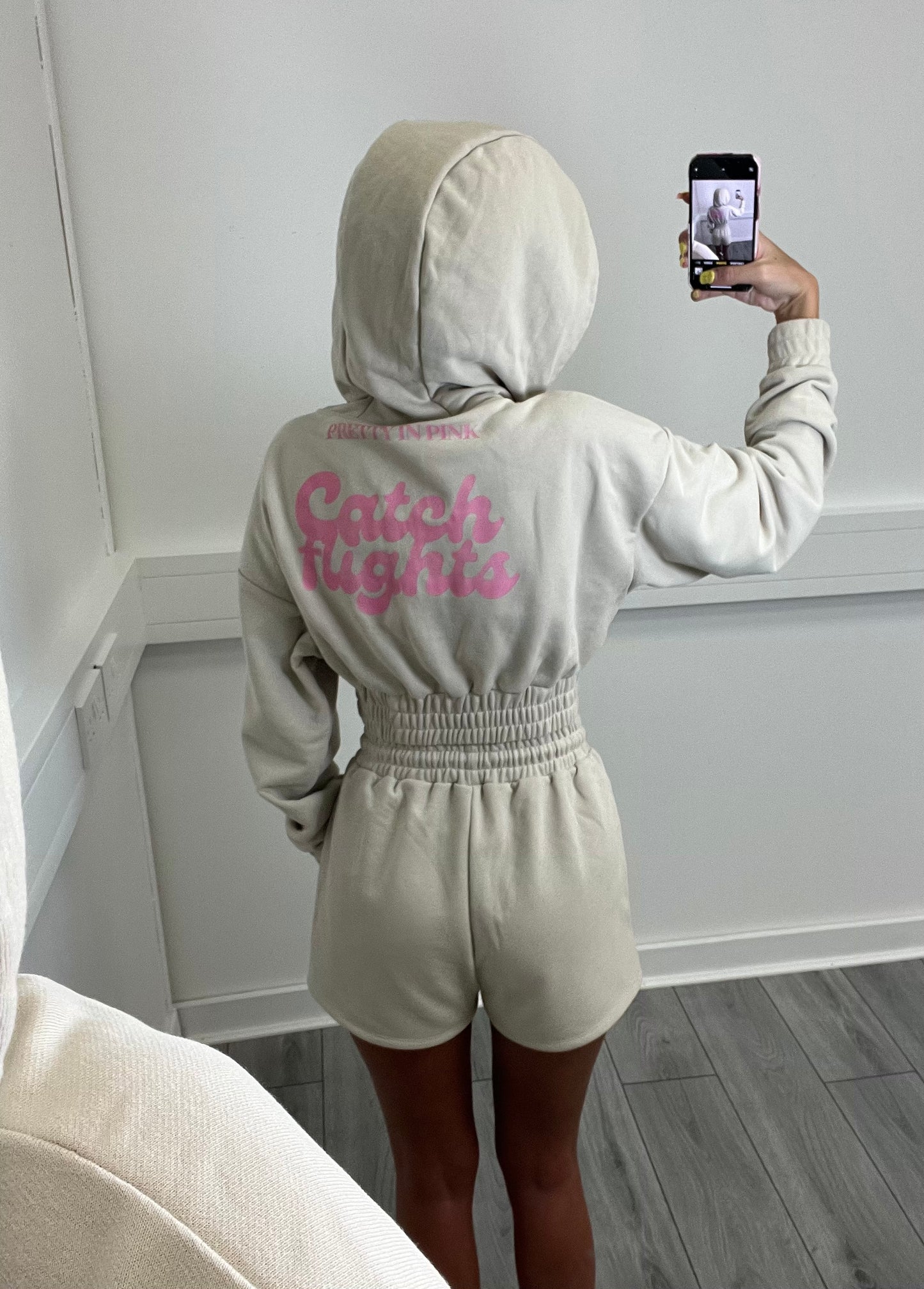 Catch flights shorts beige