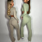 GYM GIRL ERA EXCLUSIVE Camel brown Sculpt flared bottoms