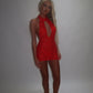 LIMITED EDITION HAND MADE AND DESIGNED IN HOUSE: ‘Rose’ lace dress