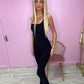 Black slinky lounge set