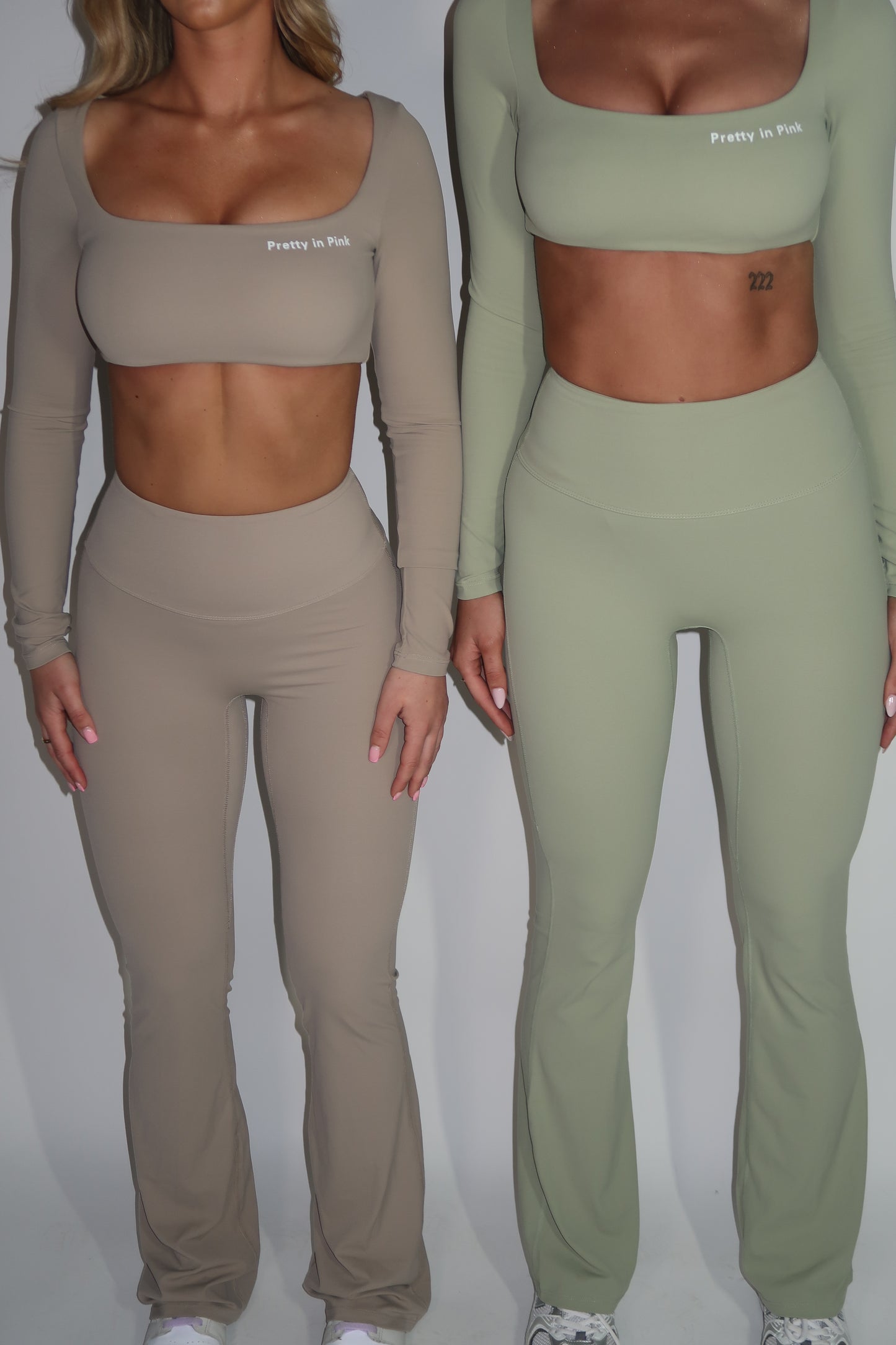 GYM GIRL ERA EXCLUSIVE Camel brown Sculpt flared bottoms
