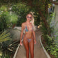 LIMITED EDITION HAND MADE AND DESIGNED IN HOUSE: ‘Exotic’ bikini set