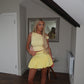 Butter yellow Puffball Hem Mini Skirt
