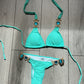 Aqua bikini bottoms