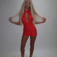LIMITED EDITION HAND MADE AND DESIGNED IN HOUSE: ‘Rose’ lace dress