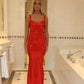 ‘Darla’ red midi dress
