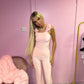 Luxury pink ruffle loungewear set