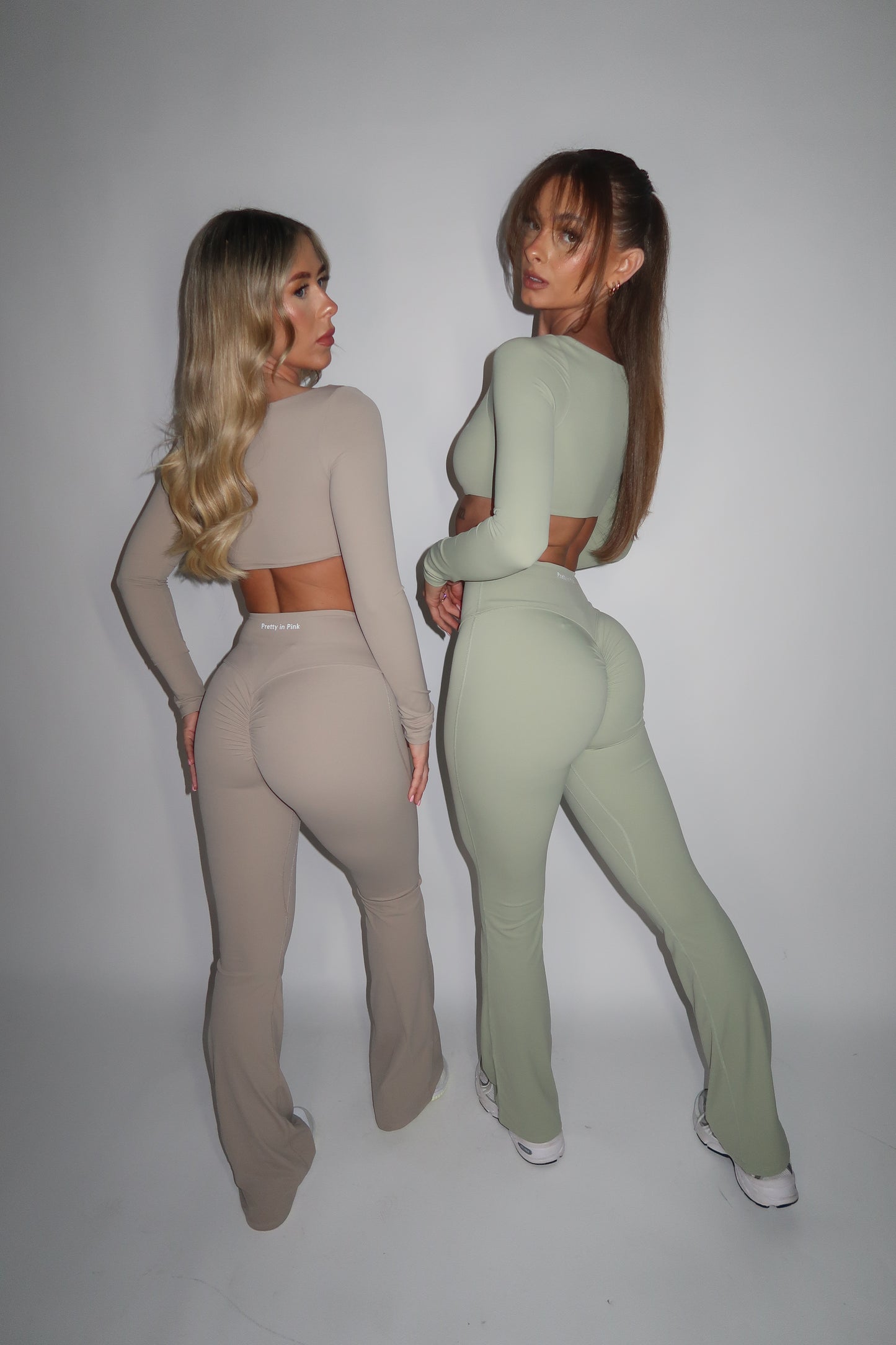GYM GIRL ERA EXCLUSIVE Camel brown Sculpt flared bottoms