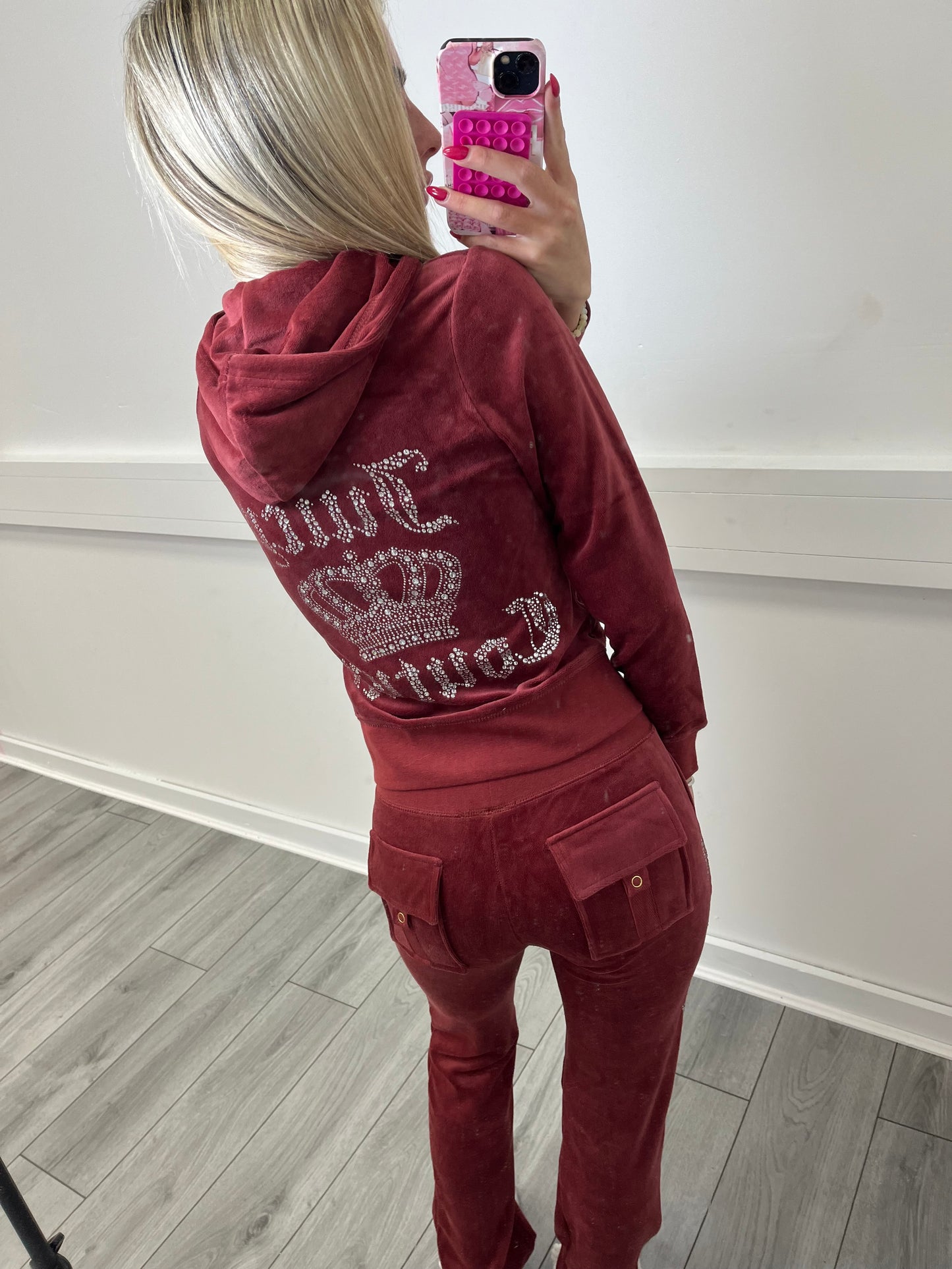 DECEMBER 1ST CHRISTMAS DEADLINE PRE-ORDER Juicy Velour Rhinestone tracksuit