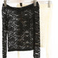 Off white off the shoulder lace top