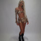 LIMITED EDITION HAND MADE AND DESIGNED IN HOUSE: ‘Melody’ top and shorts co-ord