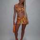 LIMITED EDITION HAND MADE AND DESIGNED IN HOUSE: Oasis mini skirt