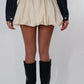 Ivory puff skirt