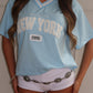 Blue Embossed Basketball T'Shirt