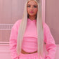Pink 3 piece tracksuit and corset top