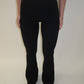 GYM GIRL ERA EXCLUSIVE Black sculpt V waist flared bottoms