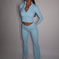 PRE-ORDER GYM GIRL ERA EXCLUSIVE Blue Sculpt jacket